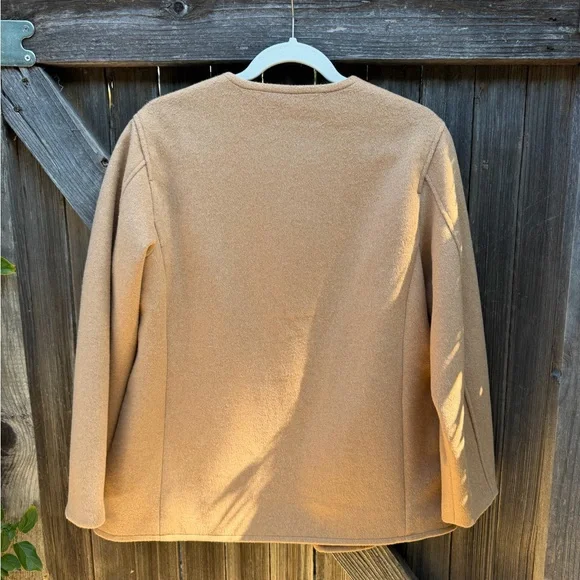 Abercrombie & Fitch Camel Cape Coat with Scarf - Picture 4 of 4